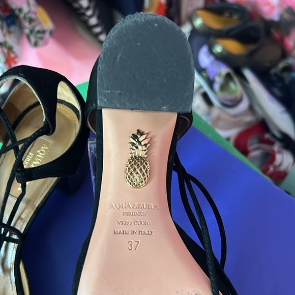 AQUAZZURA FIRENZE, Made in Italy SUEDE SHOES.
Includes box 🎀 - Picture 11 of 12